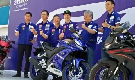 Yamaha luncurkan All New R15 di Sentul, Bogor, Jawa Barat.