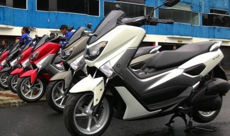 Yamaha meluncurkan motor matik sport NMAX, Selasa (10/2).