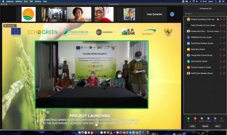 Yayasan Penabulu bersama Konsorsium pendukung Sistem Hutan Kerakyatan (KpSHK), Konsil LSM Indonesia dan ICCO Cooperation hari ini meluncurkan proyek bertajuk Promoting Green  Economic  Initiatives by Women and Youth Farmers in  The Sustainable Agriculture Sector in Indonesia (ECHO Green). Acara peluncuran sekaligus jumpa pers virtual bersama sejumlah wartawan berlangsung di Hotel Bumi Wiyata (BW) Depok, Jumat (16/10).