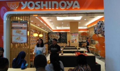 Yoshinoya Japanese Restaurant membuka store di Transmart Maguwo, Yogyakarta, Rabu (14/6) lalu.