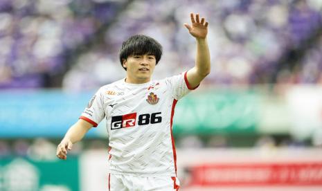 Yuki Soma, penyerang Nagoya Grampus yang membela timnas Jepang.