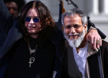 Yusuf Islam (kanan) dan Ozzy Osbourne