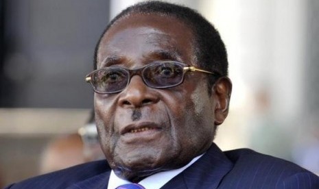 Presiden Zimbabwe Robert Mugabe.