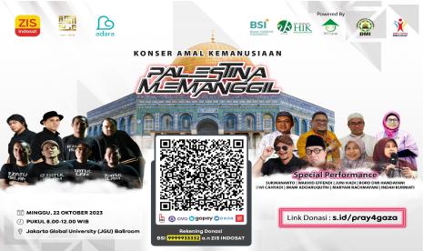 ZIS Indosat berkolaborasi dengan Adara Relief dan kelompok Nasyid Izzatul Islam akan mengadakan konser amal kemanusiaan.