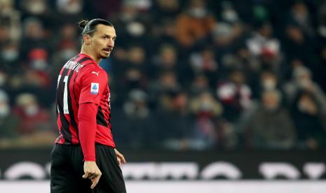 Zlatan Ibrahimovic dari AC Milan.