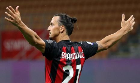 Striker AC Milan, Zlatan Ibrahimovic.