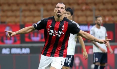 Penyerang AC Milan, Zlatan Ibrahimovic