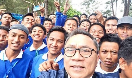 Zulhasan saat memberikan Orasi Kebangsaan di Jambore Barisan Muda Penegak Amanat Nasional (BM PAN) se Kalimantan Timur. 