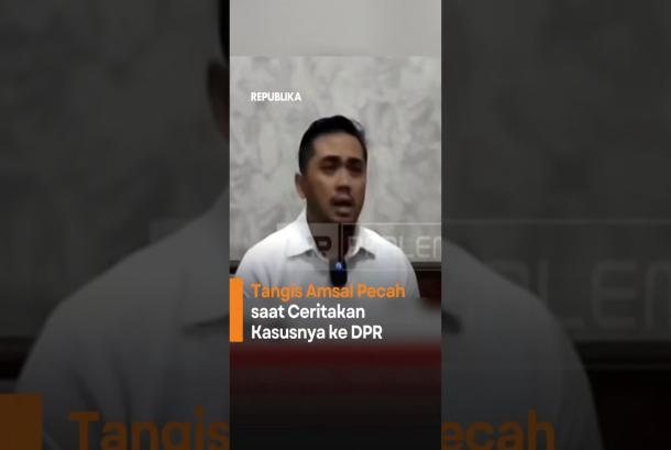 Tangis Amsal Pecah saat Ceritakan Kasusnya ke DP