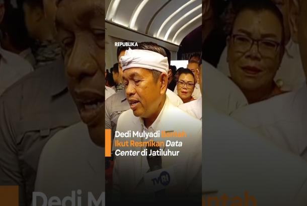 Dedi Mulyadi Bantah Ikut Resmikan Data Center di Jatiluhur