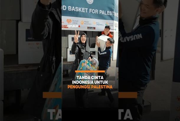 Tanda Cinta Indonesia untuk Pengungsi Palestina