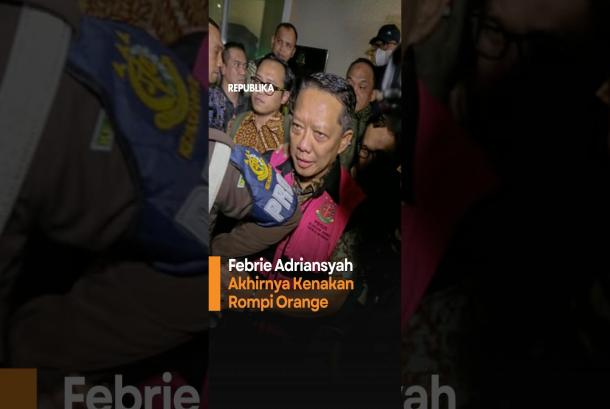 Febrie Adriansyah Akhirnya Kenakan Rompi Orange