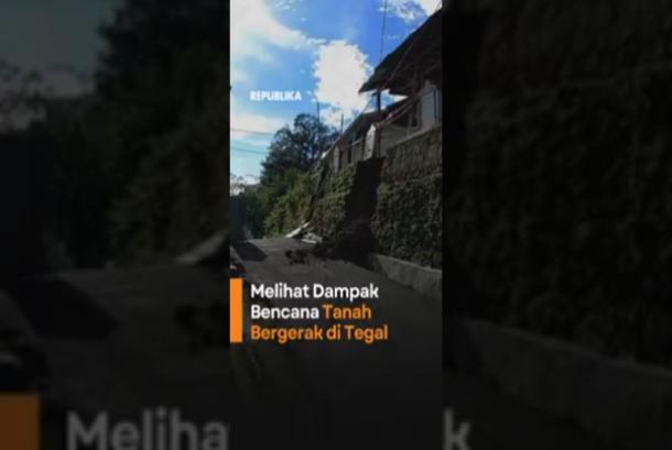 Melihat Dampak Bencana Tanah Bergerak di Tegal
