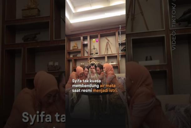 Penuh Haru DetikDetik Akad Nikah Syifa Hadju Sahabat Tak Kuasa Bendung Air Mata