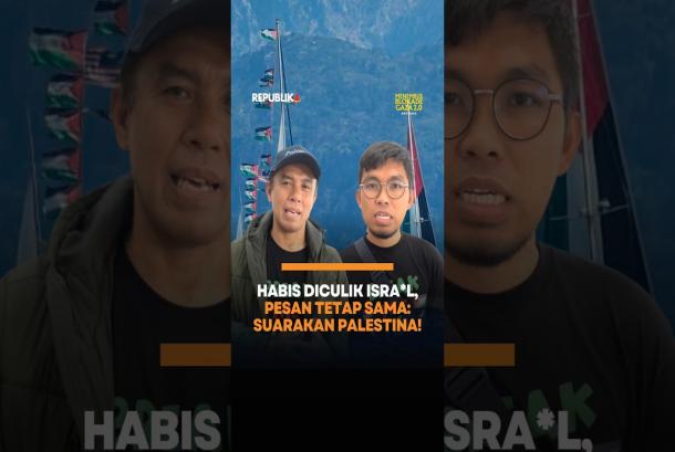 Habis Diculik Israel Pesan Tetap Sama Suarakan Palestina