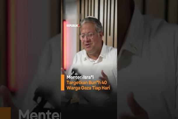 Menteri Israel Targetkan Bunuh 40 Warga Gaza Tiap Hari