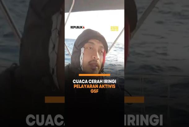 Cuaca Cerah Iringi Pelayaran Aktivis GSF