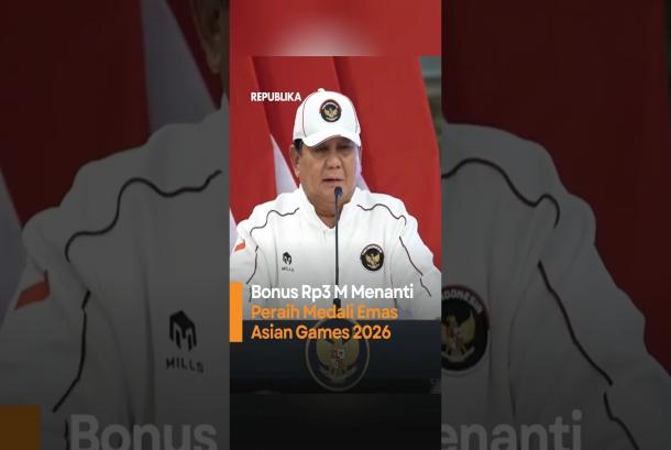 Bonus Rp3 M Menanti Peraih Medali Emas Asian Games 2026