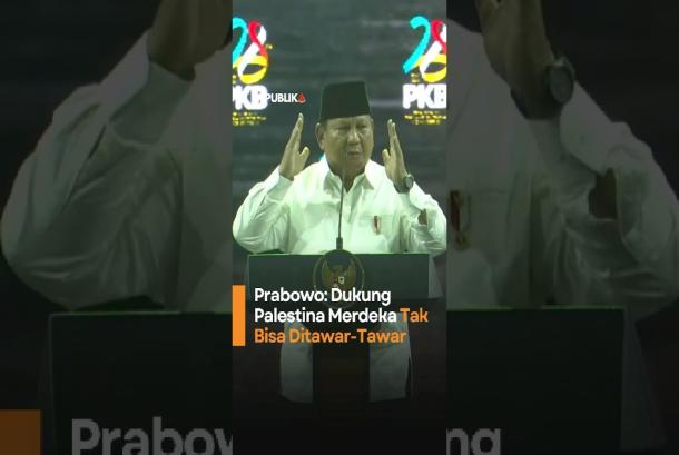 Prabowo Dukung Palestina Merdeka Tak Bisa DitawarTawar