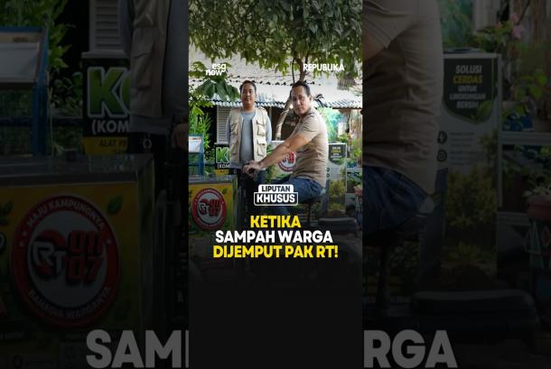 Ketika Sampah Warga Dijemput Pak RT