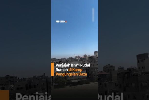 Penjajah Israel Rudal Rumah di Kamp Pengungsian Gaza
