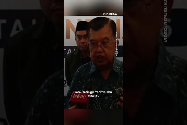 Konflik Timur Tengah JK Minta Semua Pihak Tahan Diri