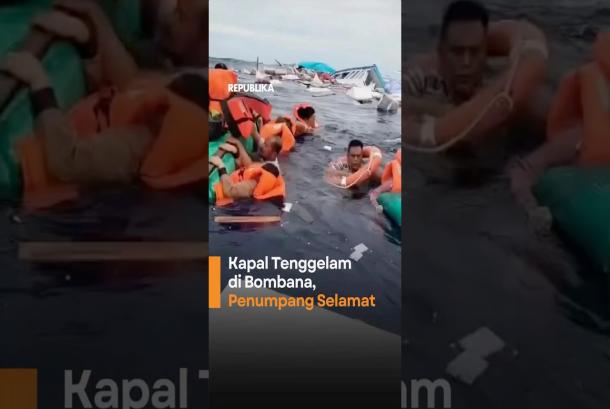 Kapal Tenggelam di Bombana Penumpang Selamat