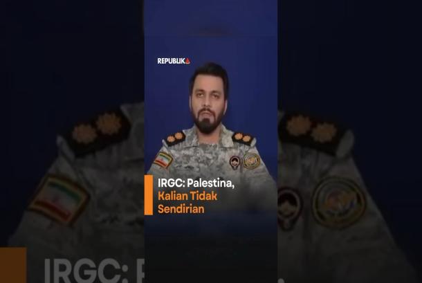 IRGC Sampaikan Pesan Bahwa Palestina Tidak Sendirian