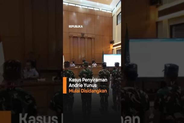 Kasis Penyiraman Andrie Yunus Mulai Disidangkan