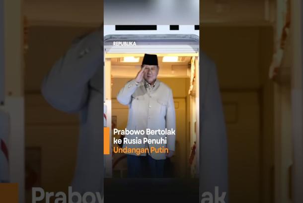 Prabowo Bertolak ke Rusia Penuhi Undangan Putin