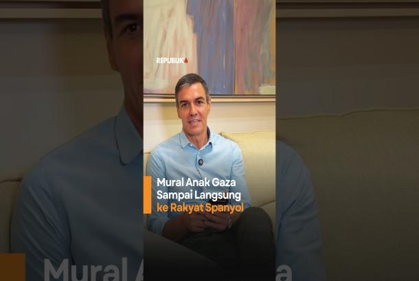 Mural Anak Gaza Sampai Langsung ke Rakyat Spanyol