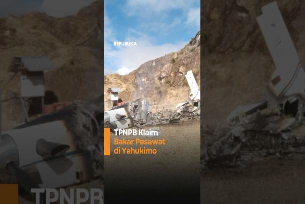 TPNPB Klaim Bakar Pesawat di Yahukimo