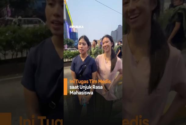 Ini Tugas Tim Medis saat Unjuk Rasa Mahasiswa
