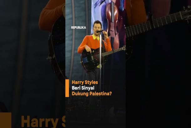 Momen Harry Styles Jawab Correct Saat Penonton Gaungkan Solidaritas Palestina