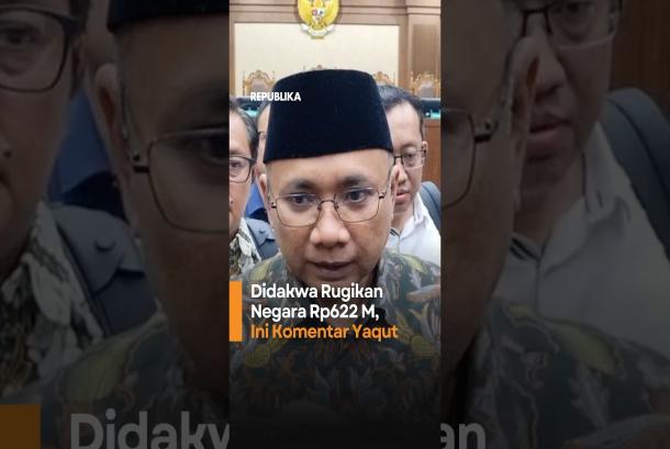 Didakwa Rugikan Negara Rp622 M Ini Komentar Yaqut