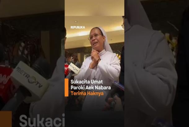 Sukacita Umat Paroki Aek Nabara Terima Haknya