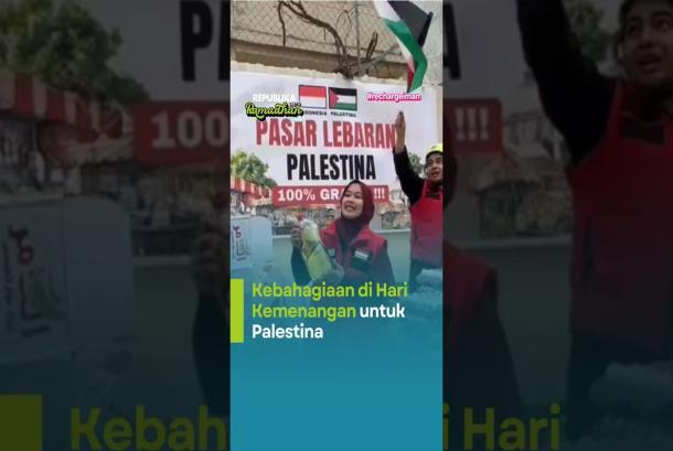 Pasar Lebaran Gratis untuk Masyarakat Palestina