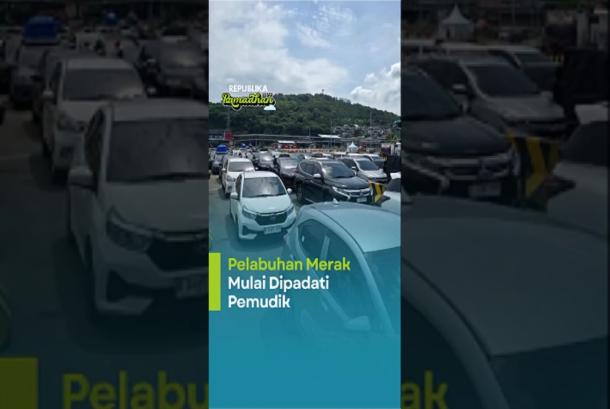 Pelabuhan Merak Mulai Dipadati Pemudik
