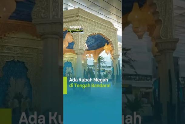 Ada Kubah Megah di Tengah Bandara