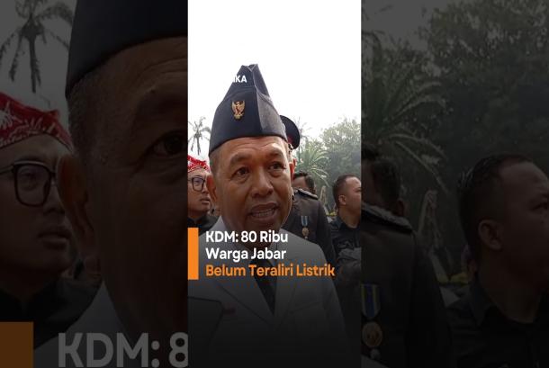 KDM Ungkap 80 Ribu Warga Jabar Belum Teraliri Listrik