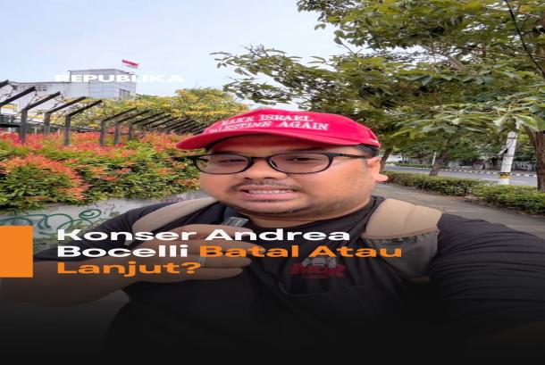 Nasib Konser Andrea Bocelli Masih Menggantung