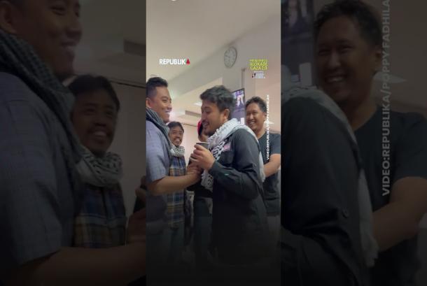 Momen Republika Sambut Kepulangan Thoudy Badai dan Abeng