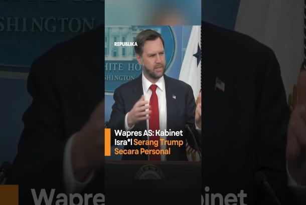 Wapres AS Kabinet Israel Serang Trump Secara Personal