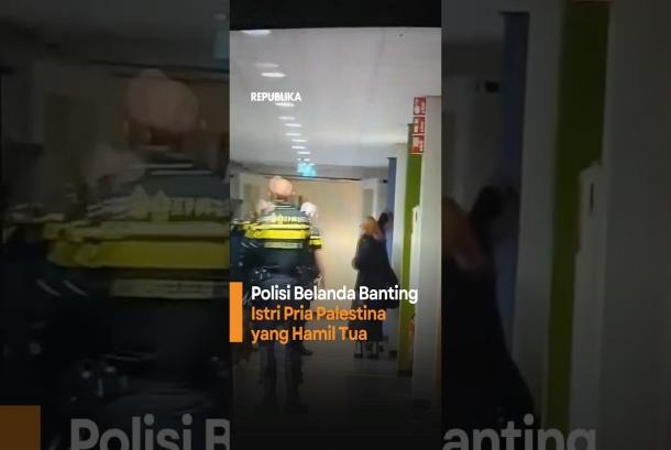 Polisi Belanda Banting Istri Pria Palestina yang Hamil Tua