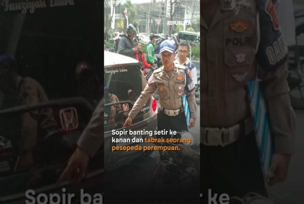 Diduga Sopir Truk Mengantuk Tabrak 11 Kendaraan di Bandung Pesepeda Meninggal