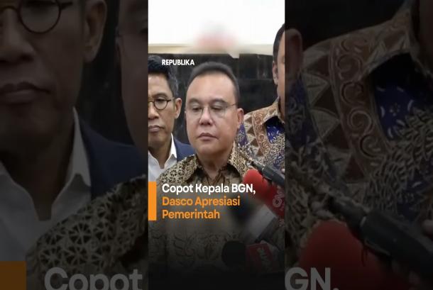 Copot Kepala BGN Dasco Apresiasi Pemerintah