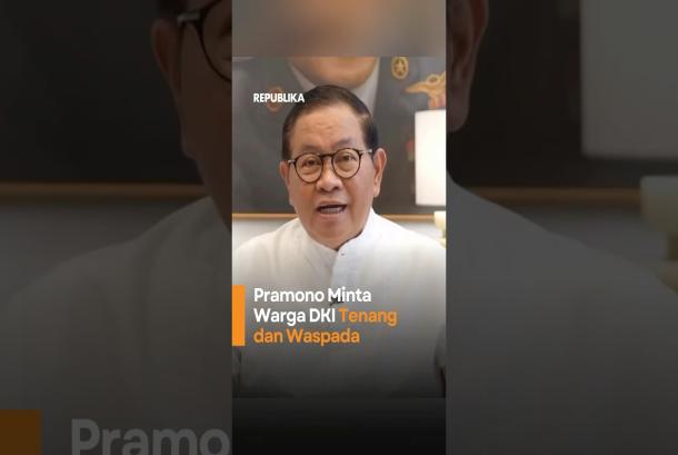 Pramono Minta Warga DKI Tenang dan Waspada