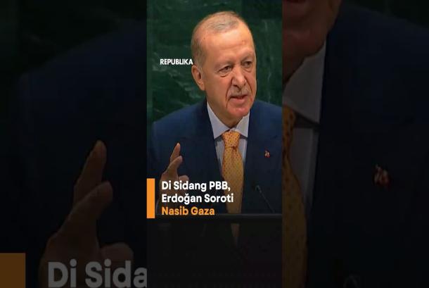 Erdoan di PBB 81 Tahun Dunia Masih Jauh dari Perdamaian