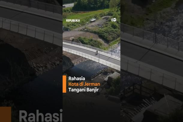 Cara Kota di Jerman Tahan Banjir