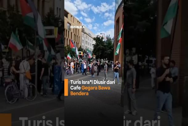 Turid Israel Diusir dari Cafe Gegara Bawa Bendera